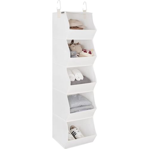 StorageWorks Basics Hanging Closet Organizer, Foldable Storage Organizer
