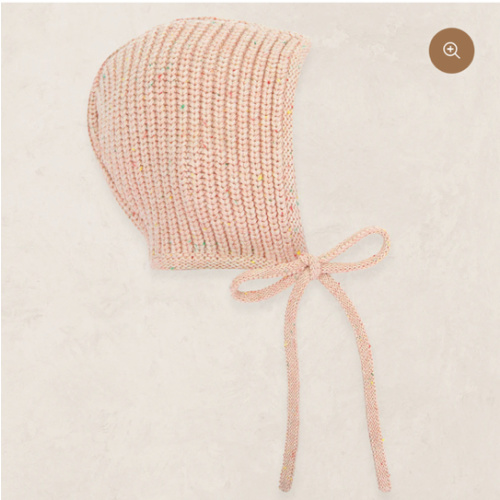 Knit Bonnet - Petal Speckle
