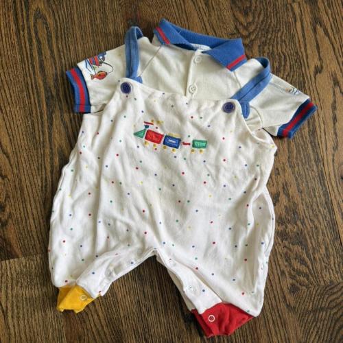 Vintage 1980-1990 OSHKOSH B GOSH primary colors boy...