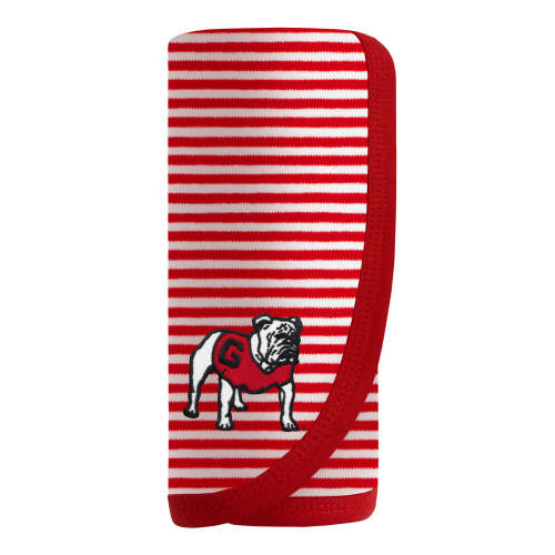 Georgia Bulldogs Striped Blanket | College Baby