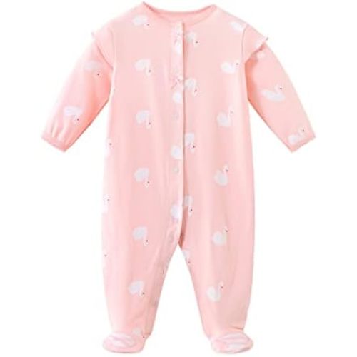 Infant Baby Girl Boy Onesie Cotton Newborn Outfit Bodysuit Jumpsuit Long Sleeve Romper
