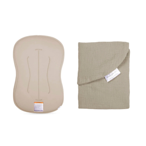 Lounger Curve + Muslin Cover Set | Birch