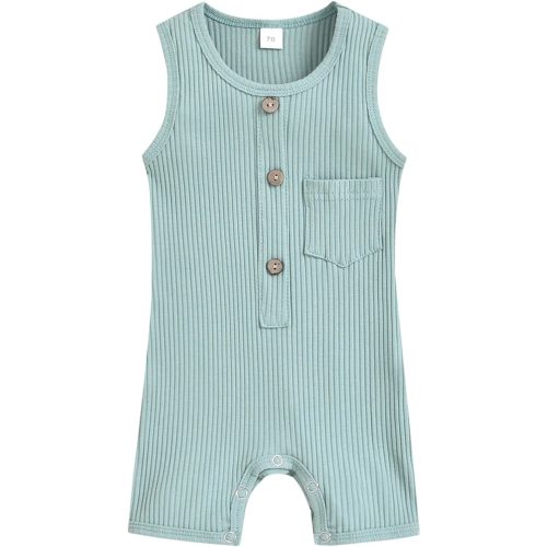 Newborn Summer Baby Boy Girl Rompers Bodysuit Jumpsuit Playsuit One Piece Outfit Clothes