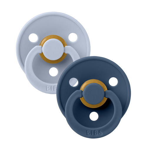 BIBS Colour 2 Pack - Dusty Blue & Steel Blue | Modern Design – Bibsworld store US