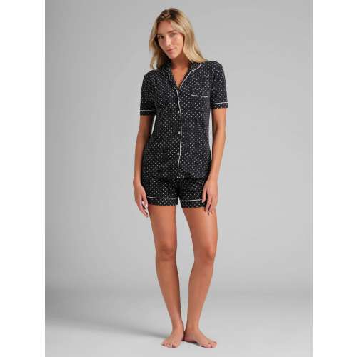 Luna Lounge Short Sleeve Short PJ Set | Comfrt
