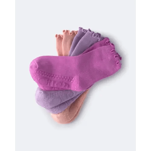 Toddler Girl 3-Pack Crew Socks - Purple/Pink - Otter Avenue | Carter's
