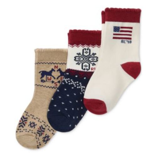 Baby 3-Pk. Holiday Americana Socks