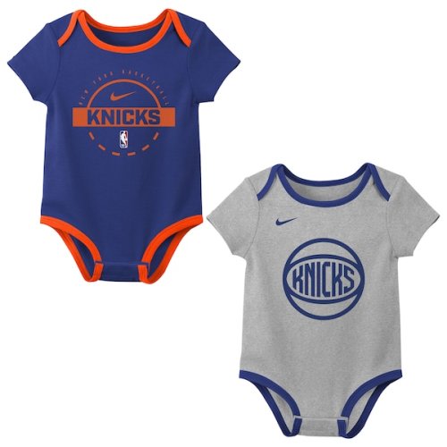 Infant New York Knicks Nike Two-Piece Bodysuit Set