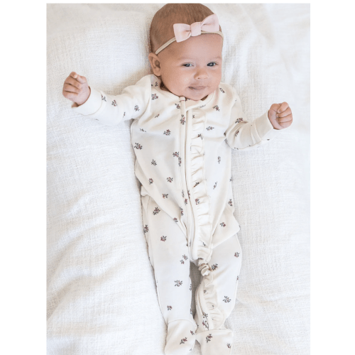 Neve Ruffle Zipper Sleeper