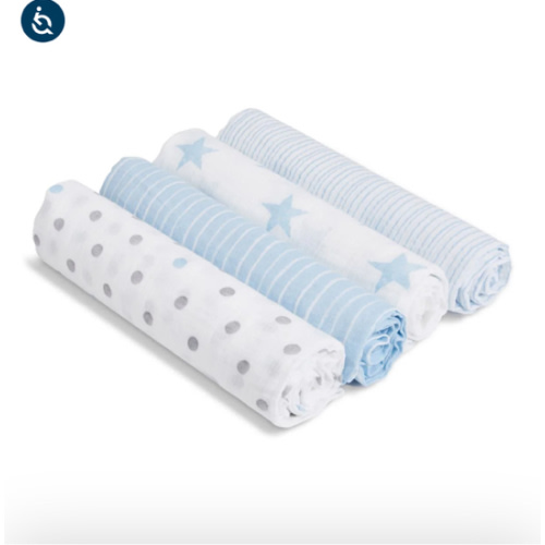 Dapper Muslin Swaddle 4pk | aden + anais