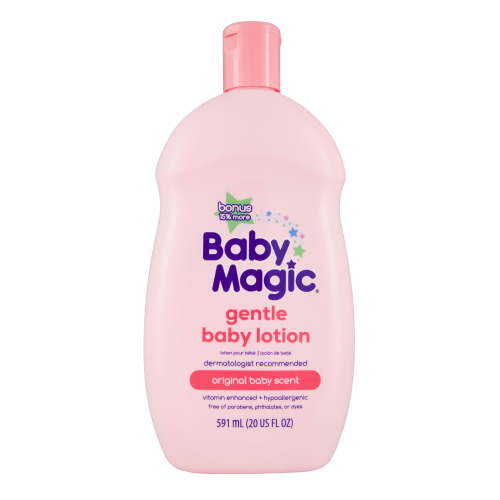 Baby Magic Gentle Lotion with Original Baby Scent for Dry Skin, Mineral Oil, 20 fl oz