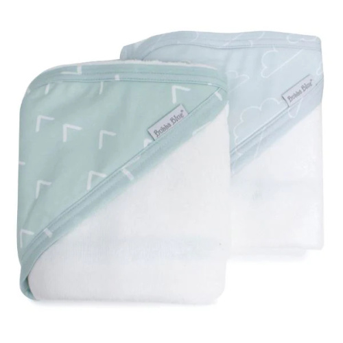 Bubba Blue Nordic Hooded Towel Dusty Sky/Mint 2pk – Baby Kingdom