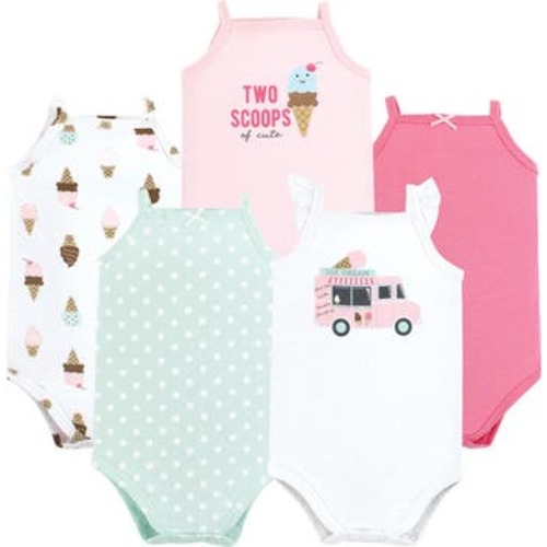Soft Cotton Sleeveless Bodysuit, 3-6M