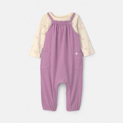 Baby Girl Carter's 2-Piece Long Sleeve Overall & Top Set