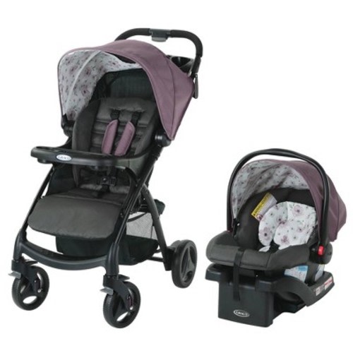 Graco Verb Click Connect Travel System with SnugRide Infant Car Seat, Color: Gracie