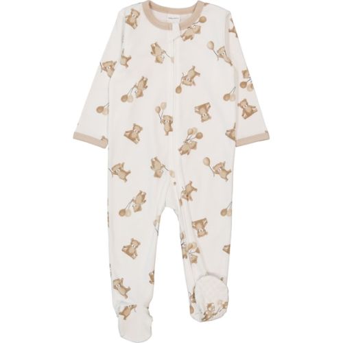 Off White Baby Cotton 2-Way Zip Romper | Best&Less™ Online