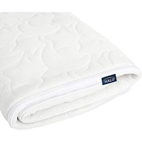HALO DreamWeave Replacement Cover for Breathable Crib Mattress, Breathable, Waterproof Infant Mattress Pad Protector, GreenGuard Gold Certified - 52” x 28” x 4.5”