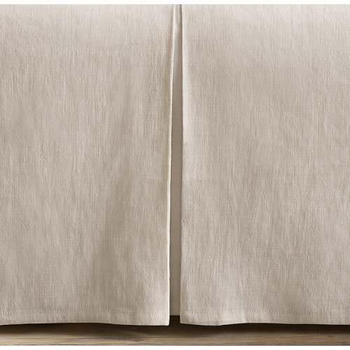 Washed Linen-Cotton Crib Skirt | RH Baby & Child