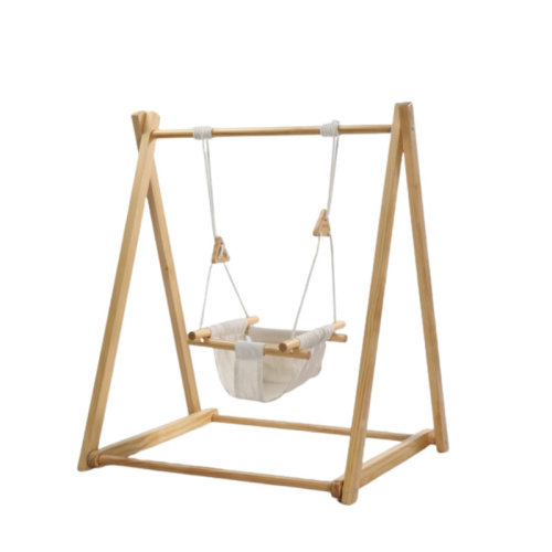 Winado 36.6 In. Foldable Swing Set With Stand Premium Montessori For Baby And Toddler | Wayfair