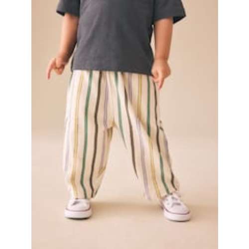 Buy Multi Pastel Stripe Textured Lightweight Joggers (3mths-7yrs) from Next USA