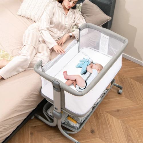 INFANS 3 in 1 Baby Bassinet, Bedside Sleeping with Comfy Mattress, 6 H – Infansbaby