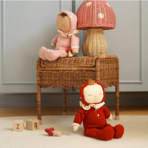 Dozy Dinkum - Toadstool Moppet (Red) by Olli Ella – Pacifier Kids Boutique
