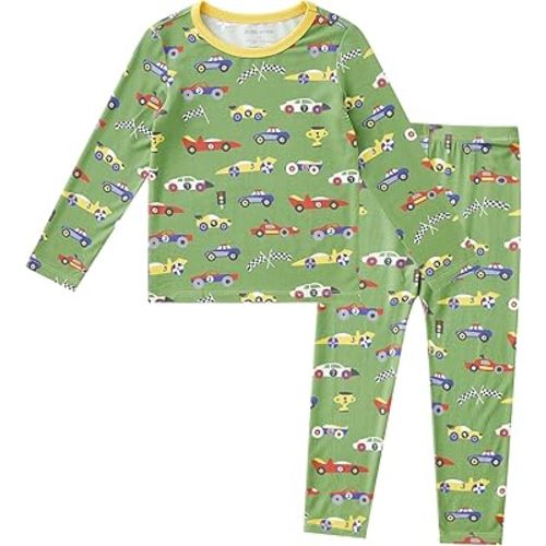 pureborn Baby Toddler Kids Viscose from Bamboo Pajamas Set Pjs 2pcs 18M-8Y