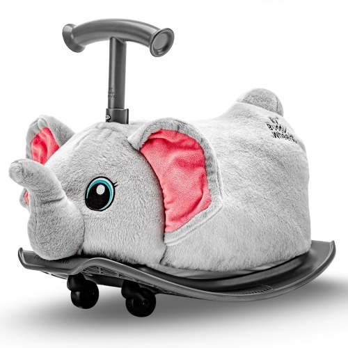 Yvolution Kids Ride-On My Buddy Rock & Roller Elephant, 2 Modes, 10M–3Y