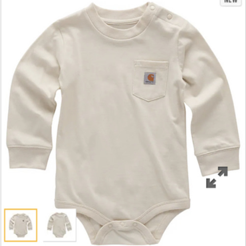 Boys' Long Sleeve Pocket Bodysuit (Baby)