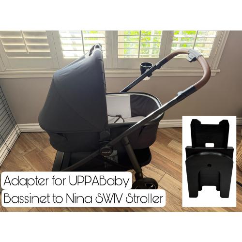 Adapter for UPPABaby Bassinet to Nuna SWIV Stroller