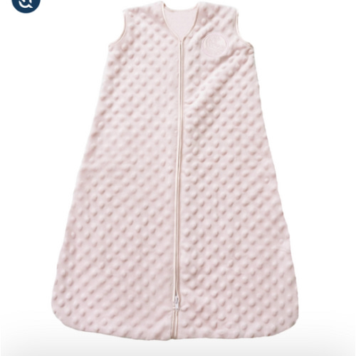 Pink Plushy Dot Velboa Wearable Baby Blanket L | HALO