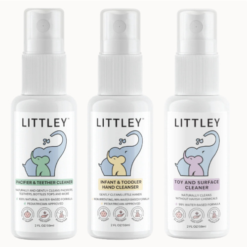 "INTRODUCTORY $20.99 SAMPLE PACK" Pacifier Cleaner + Hand Cleanser + T – Littley USA
