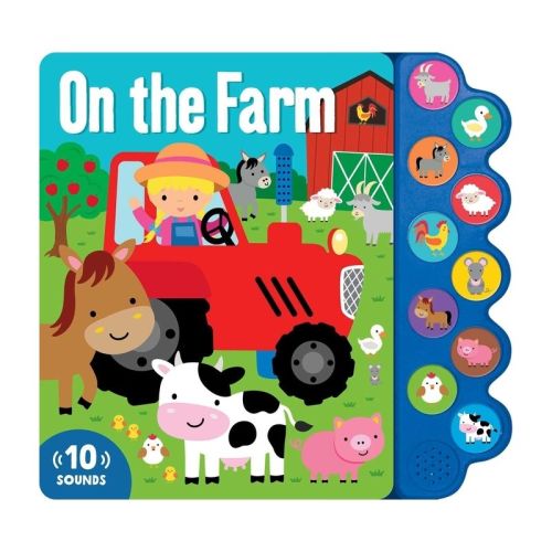 On The Farm: Sound Book - (board Book)