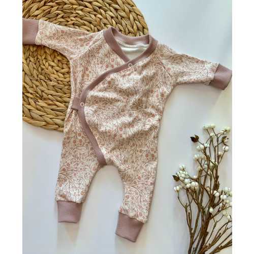 Organic Baby clothing/baby girl clothing/baby girl romper/delicate floral girl romper/baby girl/baby gift/Premie-24 months/made in USA