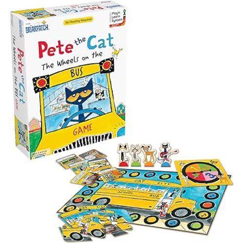 Briarpatch | Pete The Cat Wheels on The Bus Game, Fans of Pete The Cat Books, Ages 3+