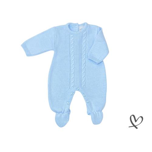 Baby boy knitted onesie-Baby boy all in one-Coming home outfit-Baby knitted outfit-Newborn knitted outfit-New baby warm knitted all in one