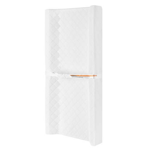 Dream On Me Compressed Contour Changing Pad – Hypoallergenic Foam, Waterproof Removable Vinyl Cover, GREENGUARD Gold Certified, Soft & Supportive, White Color