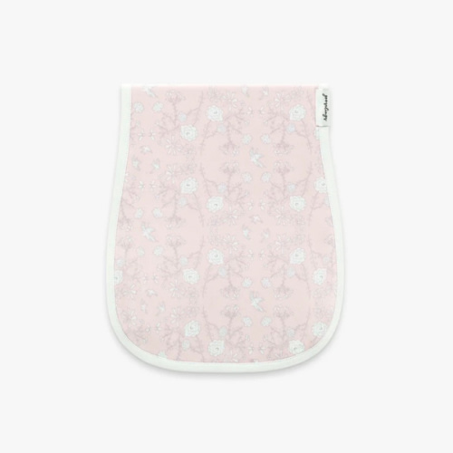 Bird's Song Burp Cloth - Pink