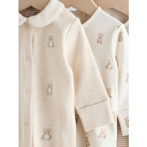 Neutral Collar Baby Sleepsuits 3 Pack (0-2yrs) from Next USA