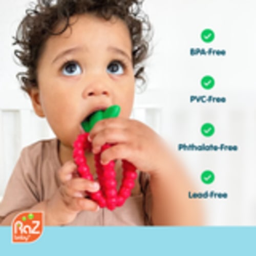 RaZberry Bites Teething Toy - Red – RaZbaby