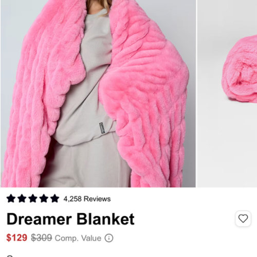 Dreamer Blanket | Super Soft, Cozy Oversized Blanket | Comfrt