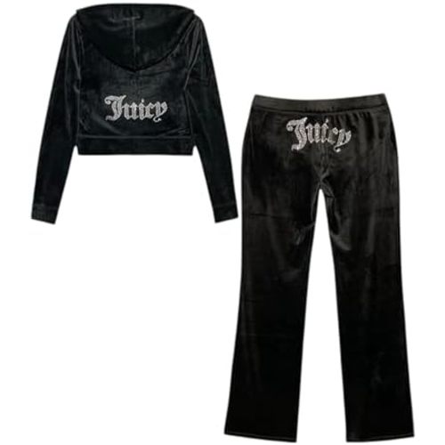 Juicy Couture Women's Bling Velour Tracksuit