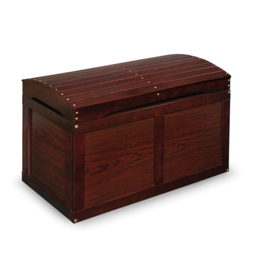 Hardwood Barrel Top Toy Chest - Cherry