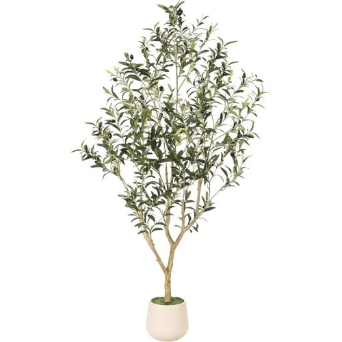 Faux Olive Tree 5ft with Planter for Home Office Living Room Decor