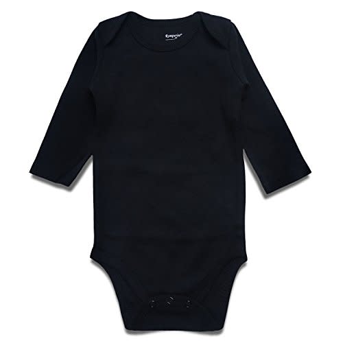 ROMPERINBOX Unisex Baby Onsies Solid Baby Bodysuit Romper Blank for 0-24 Months Boys Girls