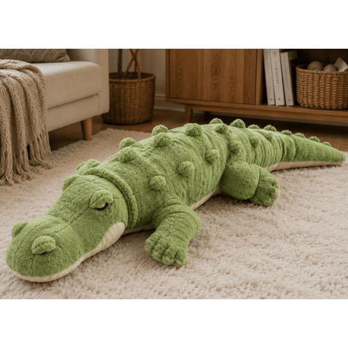 Giant Alligator Plush Pillow