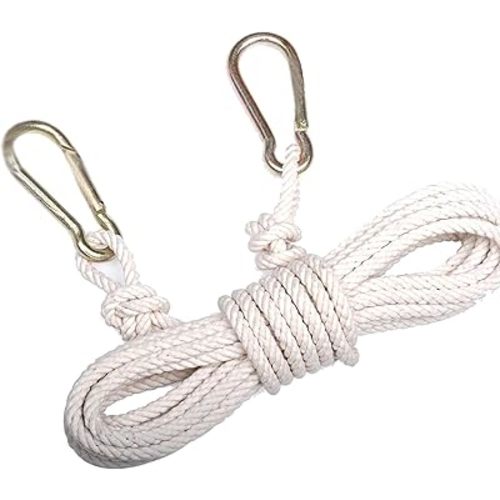 Clothesline Clothes Drying Rope Portable Travel Clothesline Adjustable for Indoor Outdoor Laundry Clothesline, Perfect Windproof Clothes Line, Hanger for Camping Travel & Home Use