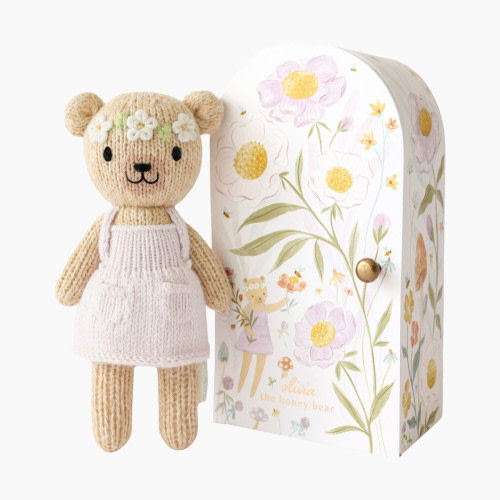 cuddle+kind Tiny Hand-Knit Doll - Olivia The Honey Bear