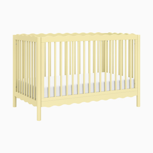 babyletto Swell 4-in-1 Convertible Crib with Conversion Kit - Pale Yellow
