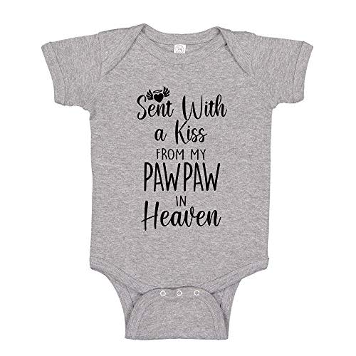 The Shirt Den Sent With A Kiss From My Pawpaw In Heaven Baby Bodysuit Infant One Piece